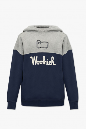 Logo-printed hoodie od Woolrich