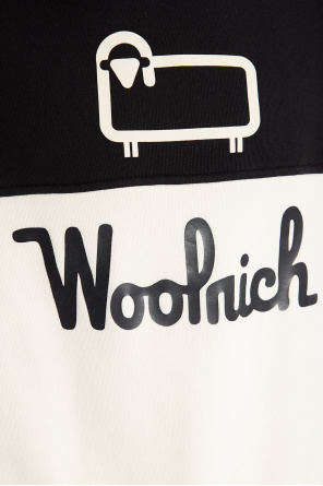 Woolrich from hoodie with logo