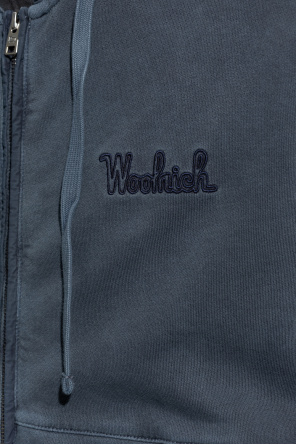 Woolrich Diagonal Raised Fleece Garment Dyed Hoodie Hombre