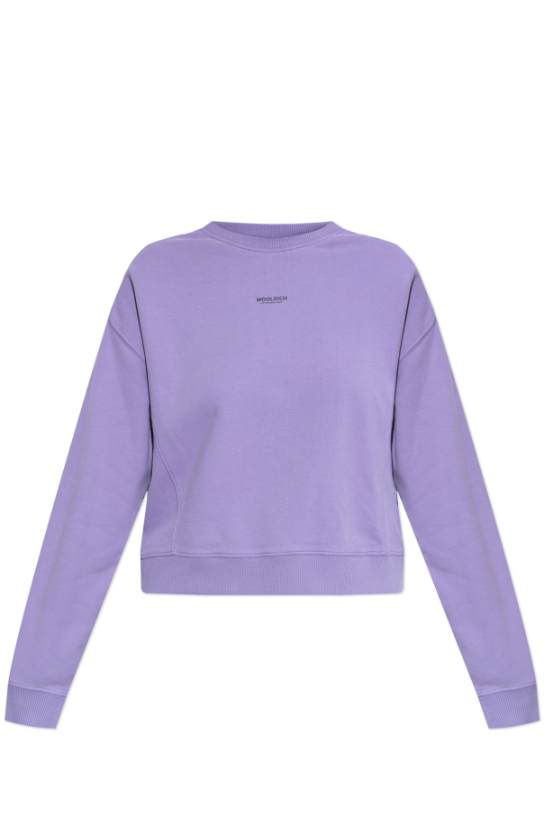 Sweatshirt with printed logo od Woolrich