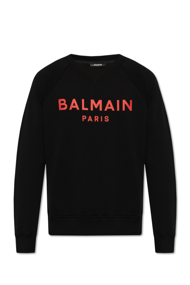Sweatshirt with logo print od Balmain