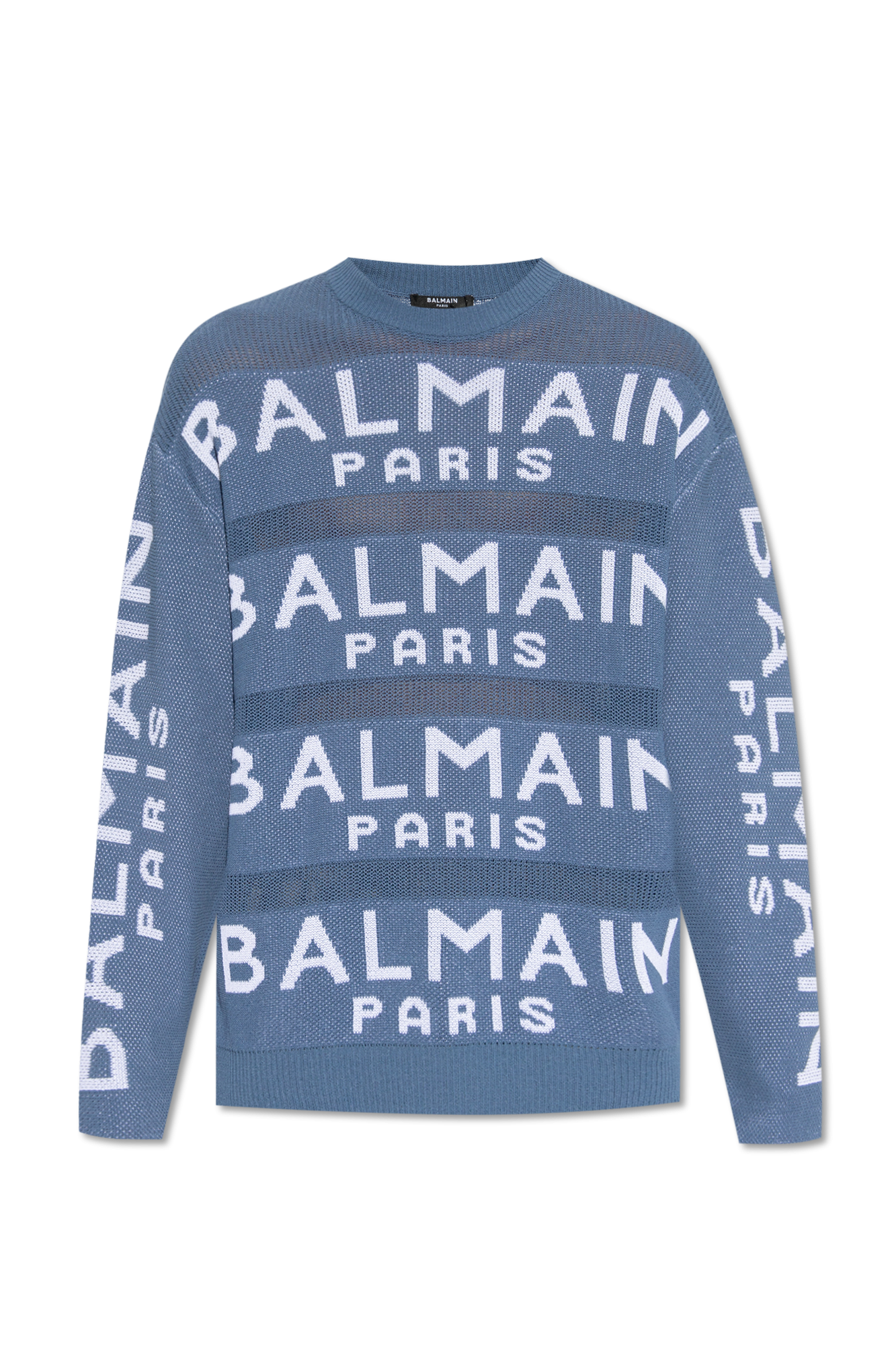 $195 Balmain Paris Men Blue Jersey Cotton Logo Underwear Luxury