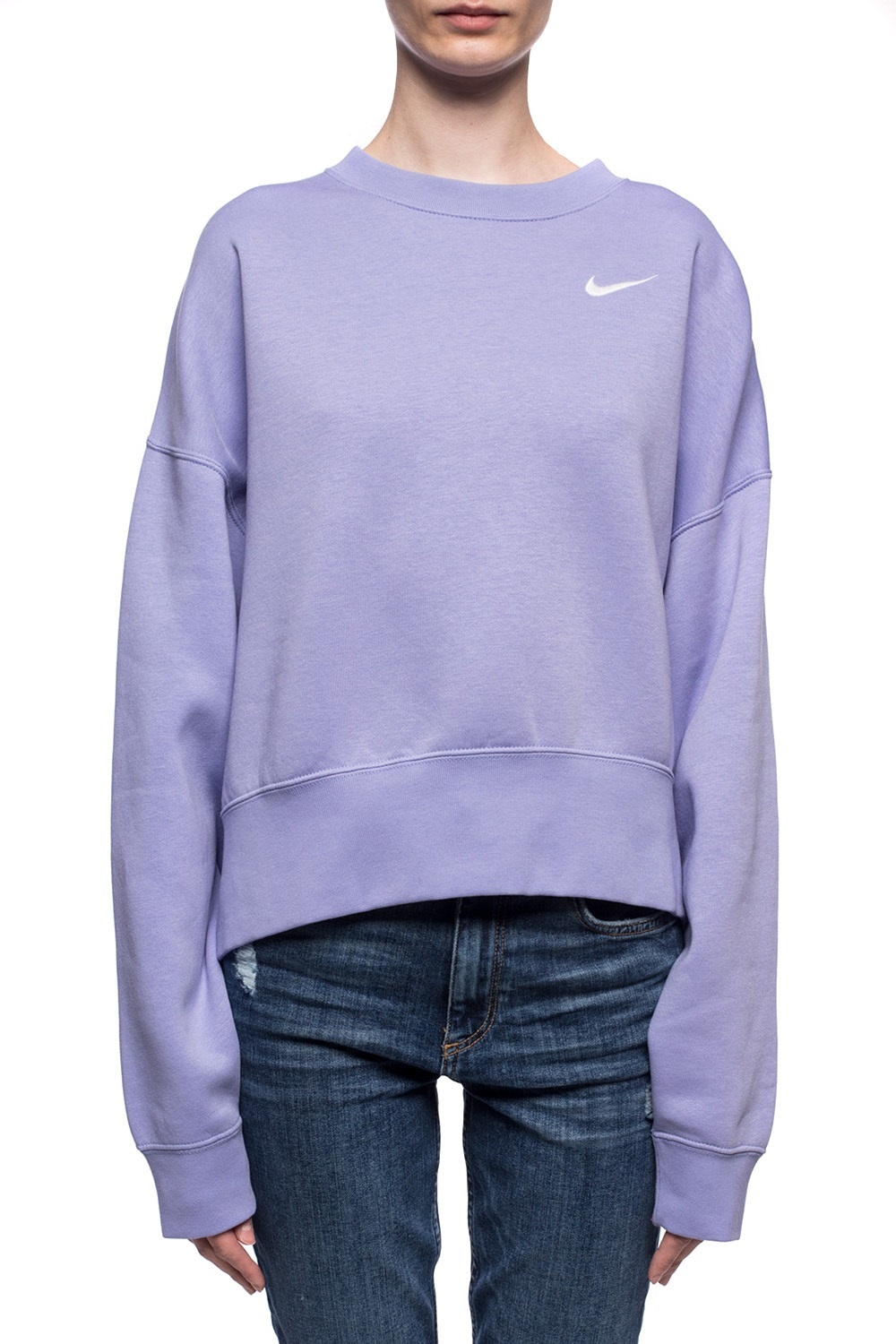 light purple sweatshirt nike