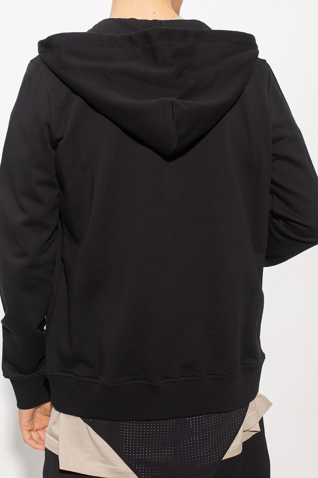 Rick Owens MCQ Fantasma slogan print hoodie