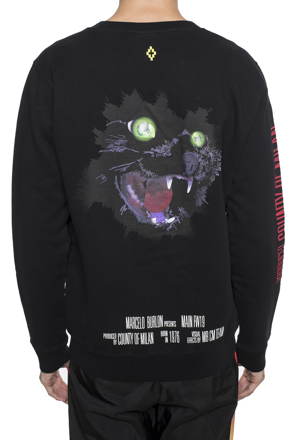 for mig vægt Rummelig Sweatshirt with an animal motif Marcelo Burlon - Vitkac US