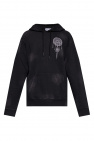 karl lagerfeld mirror logo hooded sweatshirt item