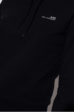 A.P.C. Logo grijs hoodie
