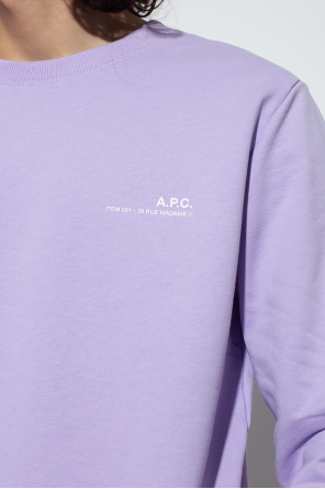 A.P.C. Printed Sweatshirt with logo