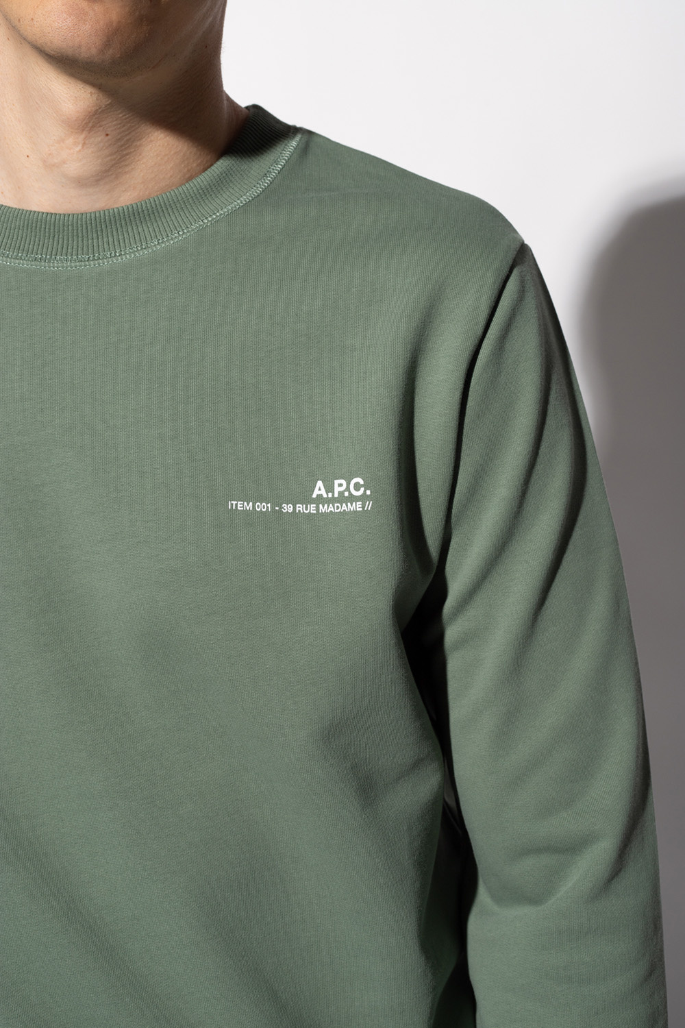 A.P.C. Logo-printed football sweatshirt