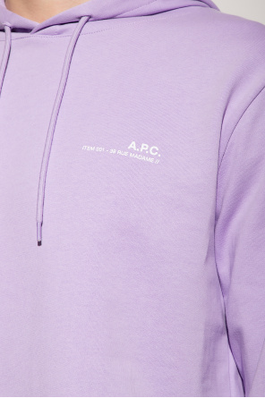 A.P.C. Logo-printed courtes hoodie