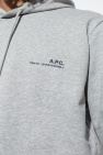 A.P.C. Logo-printed zip hoodie