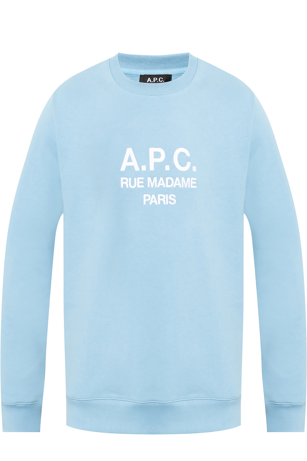 A.P.C. Logo-embroidered polo sweatshirt