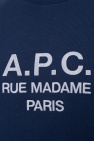 A.P.C. sweatshirt Brunello with logo