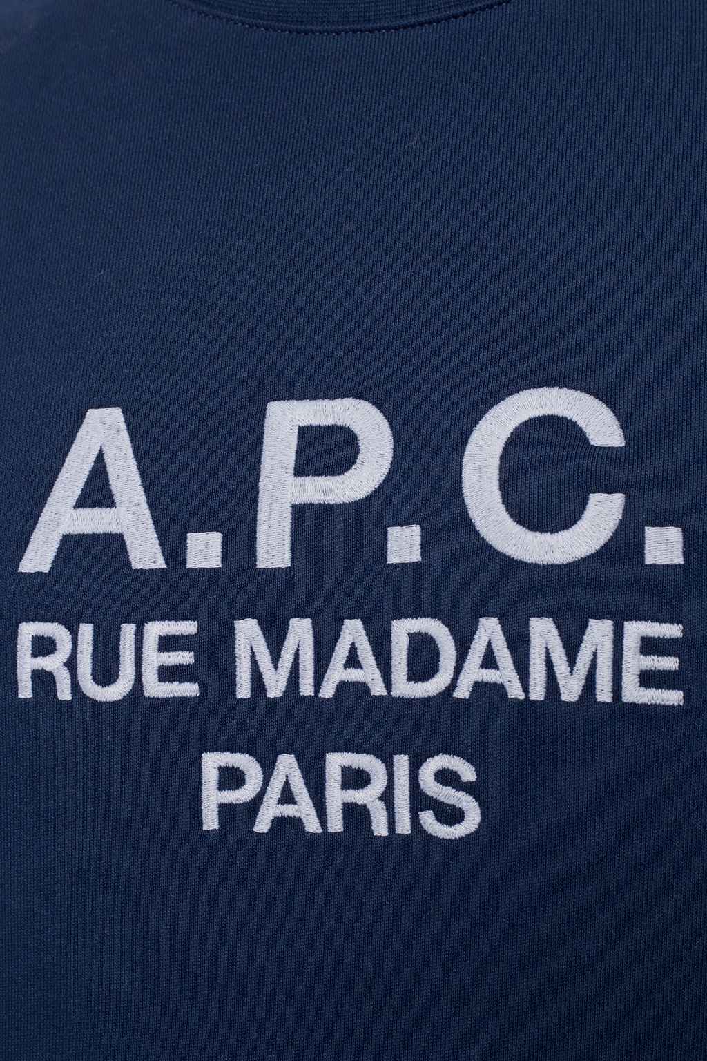 A.P.C. Love Moschino Sweat-shirt à logo encadré en caoutchouc