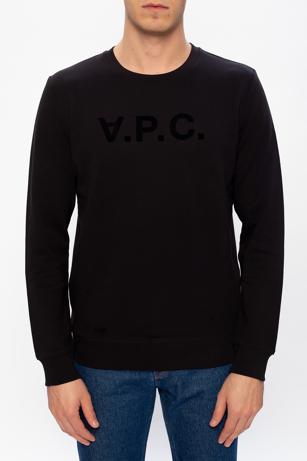 A.P.C. Sweatshirt with velvet logo