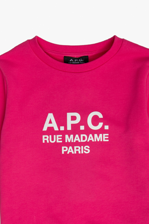 A.P.C. Kids s check-print shirt Grau
