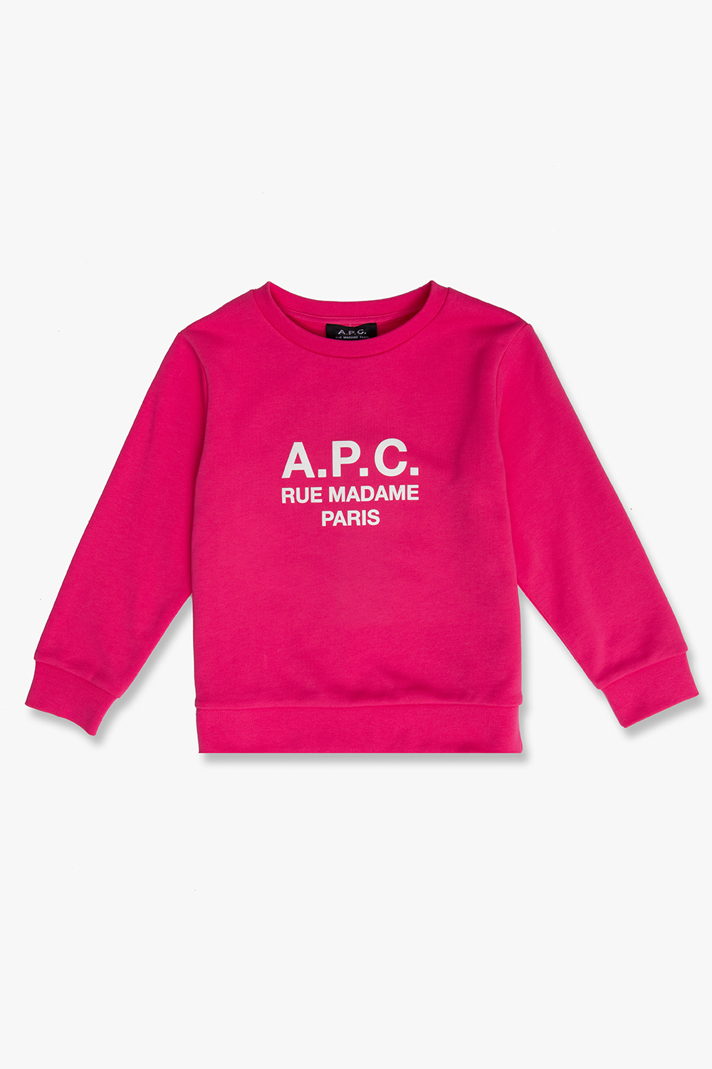 A.P.C. Kids champion reverse weave script logo coach jacket