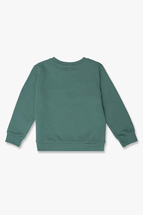 A.P.C. Kids pinstripe mini shirt dress Verde