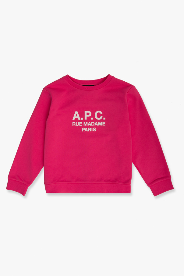A.P.C. Kids Collusion Hoodie à logo et dragon X imprimé pièce densemble Noir