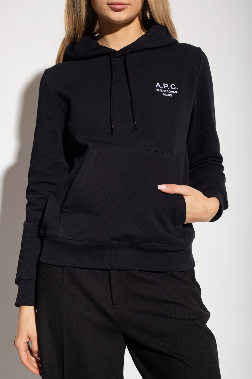 A.P.C. Embroidered air hoodie