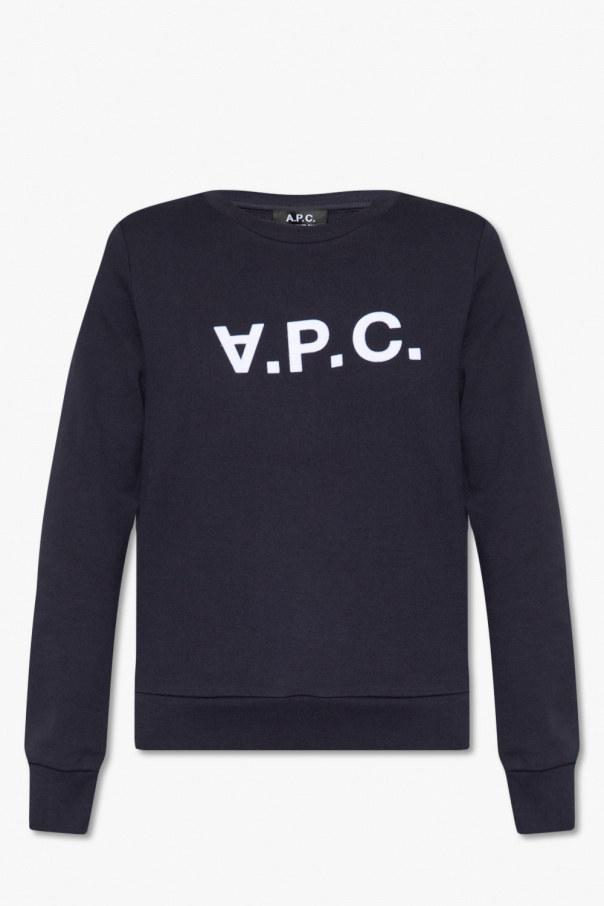 A.P.C. ‘Viva’ zip-front sweatshirt with logo
