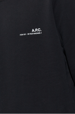 A.P.C. ‘Item’ sweatshirt with logo