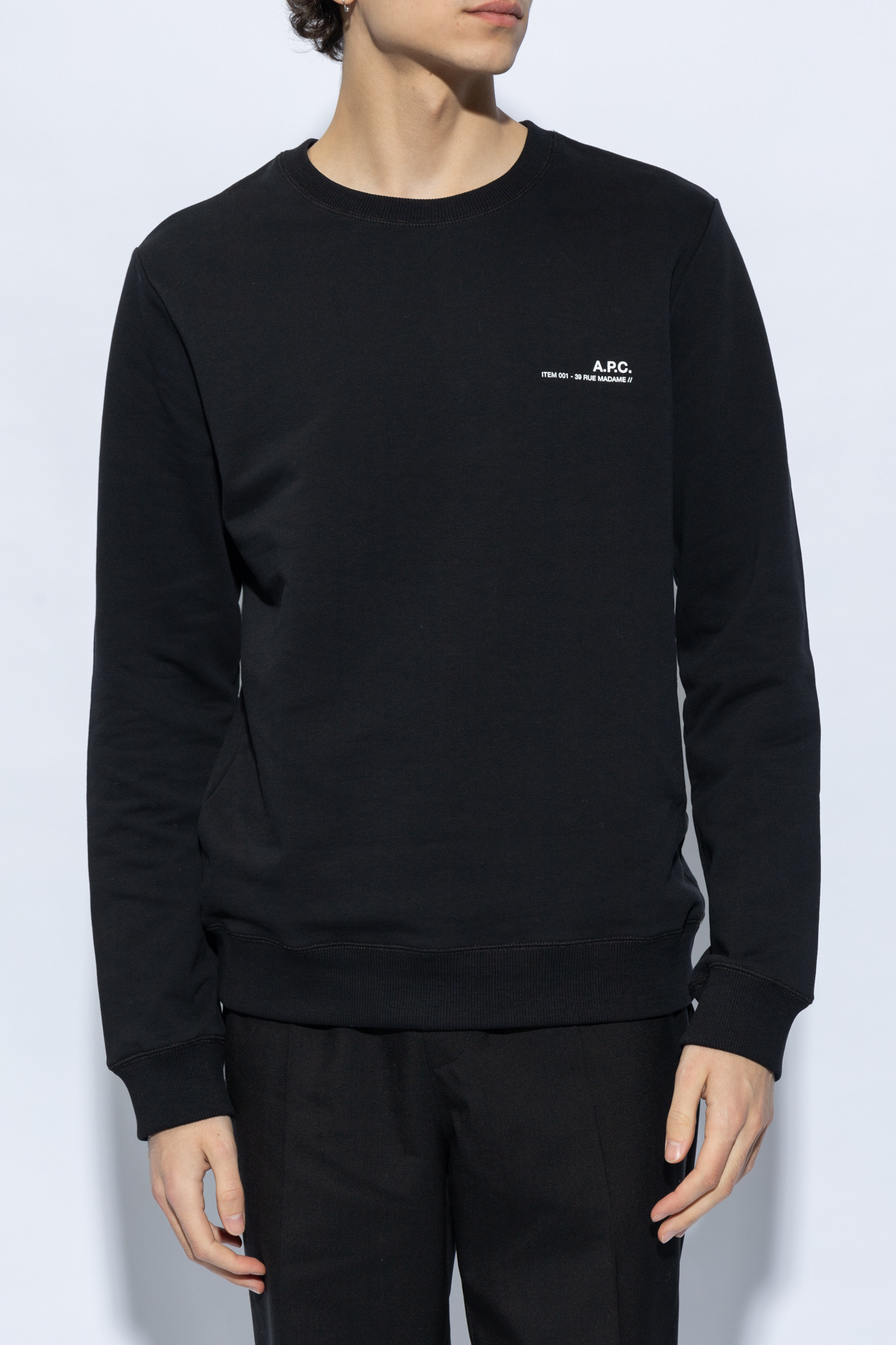 A.P.C. ‘Item’ sweatshirt with logo