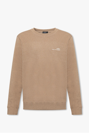 side-zips cotton-blend sweatshirt