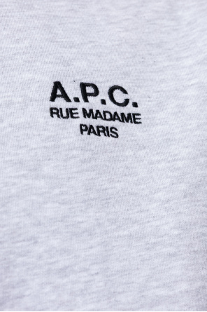 A.P.C. Sweatshirt mit gesticktem Logo