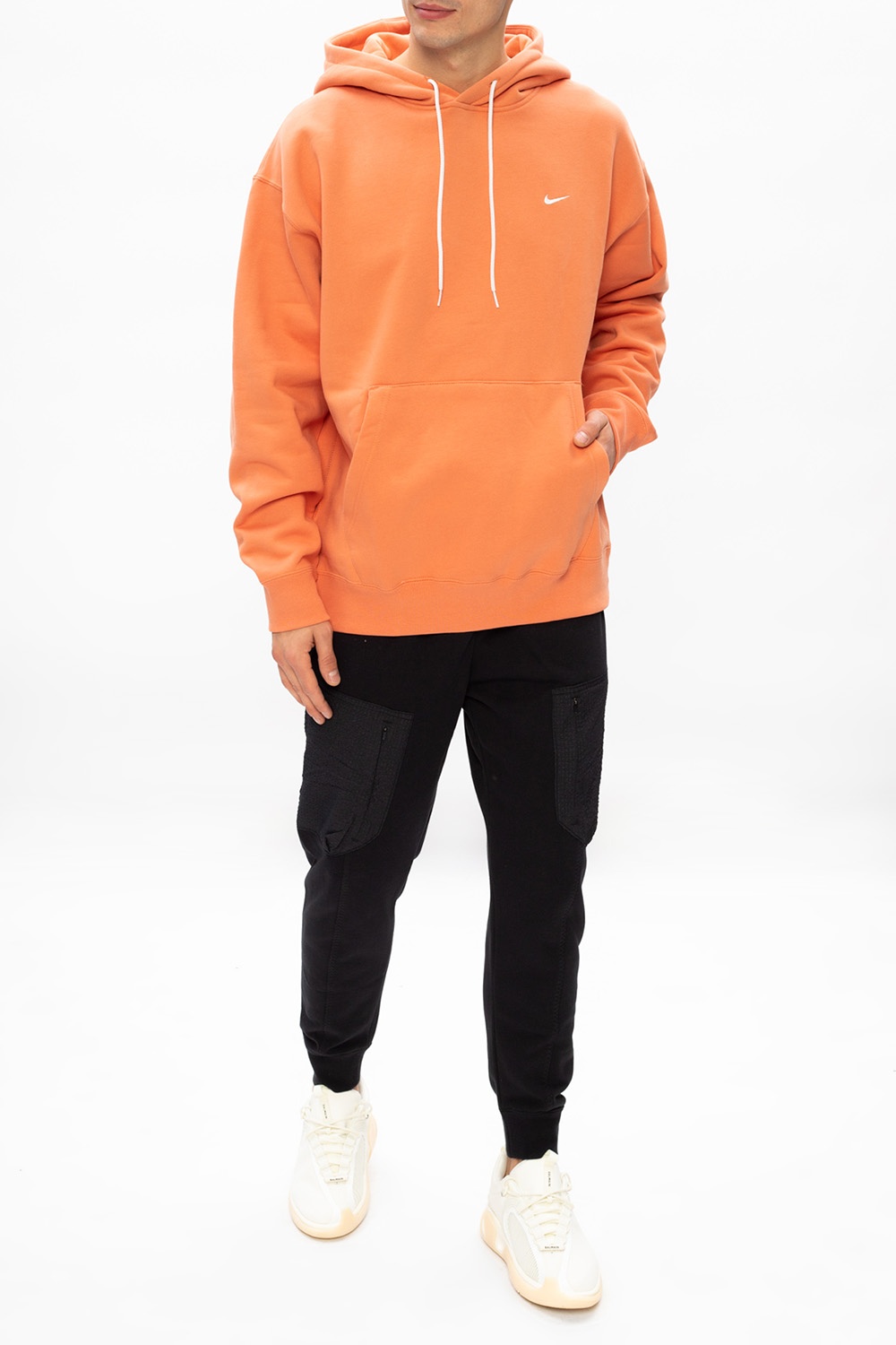 nikelab orange hoodie