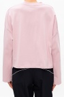 Nike PINK Cropped sweatshirt with logo
