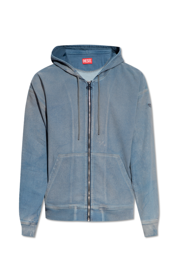 ‘D-GIR-S’ reflective hoodie od Diesel