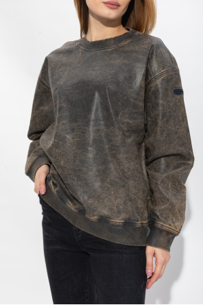 Diesel ‘D-KRIB-S’ waxed sweatshirt