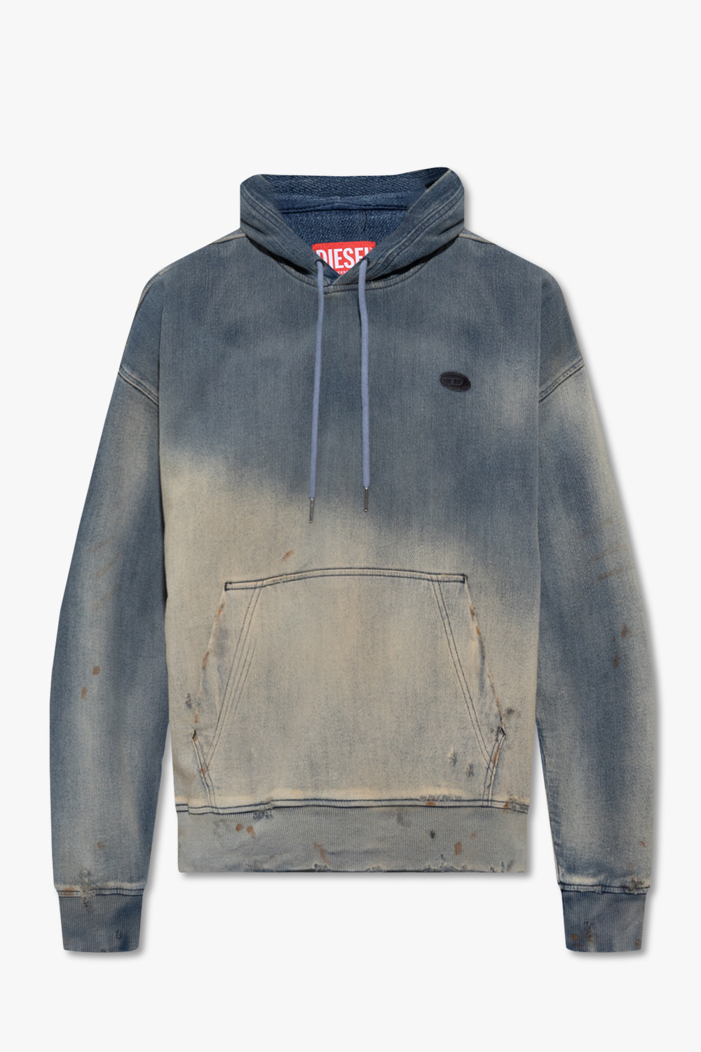 UM - NE' denim hoodie Diesel - alpha industries basic os heavy t shirt dark  olive - StclaircomoShops GB - Blue 'D - RIB