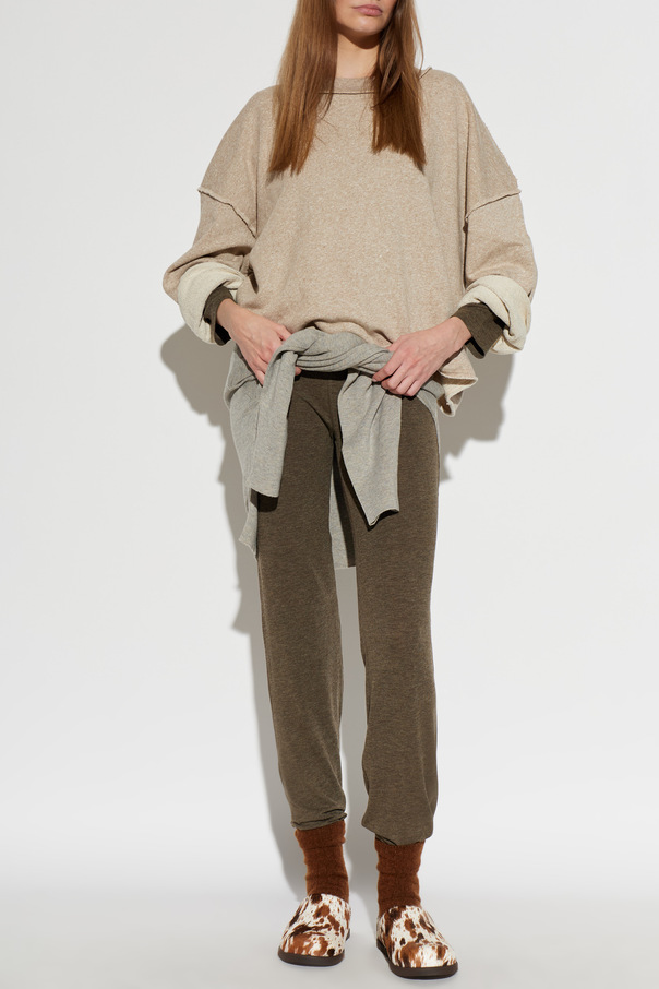 American Vintage Oversized cotton sweatshirt with a crew neck