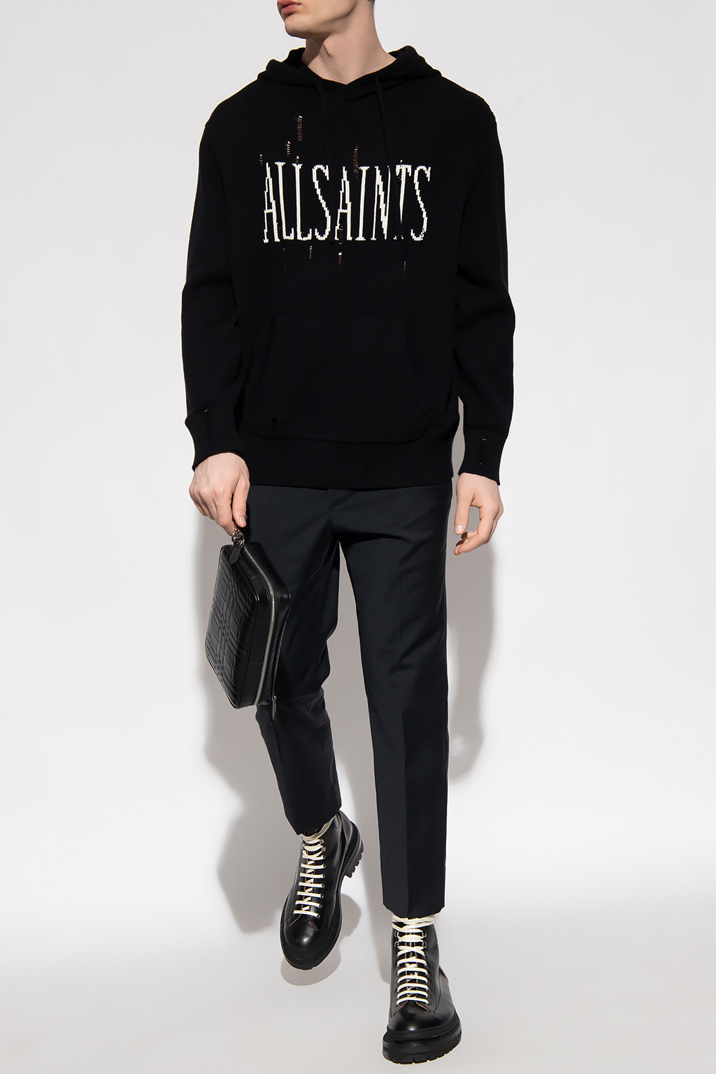 AllSaints ‘Destroy’ hooded sweater