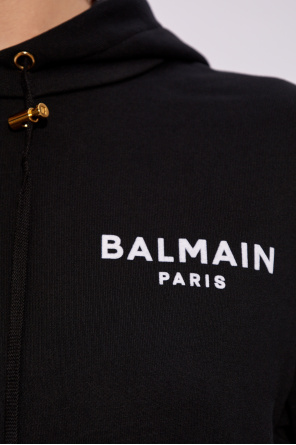 Balmain Short sweatshirt with logo
