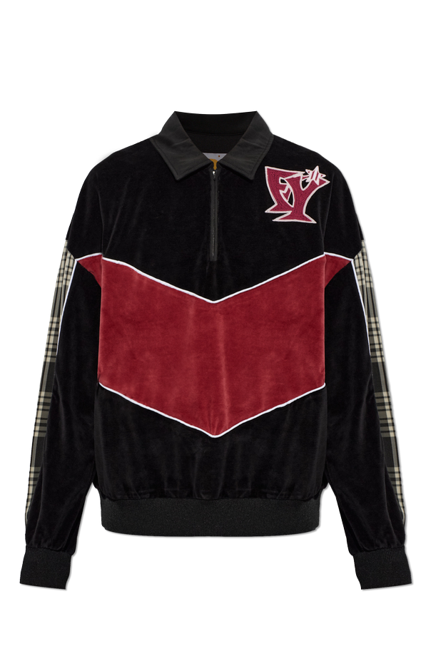 Velour polo sweatshirt od PDF