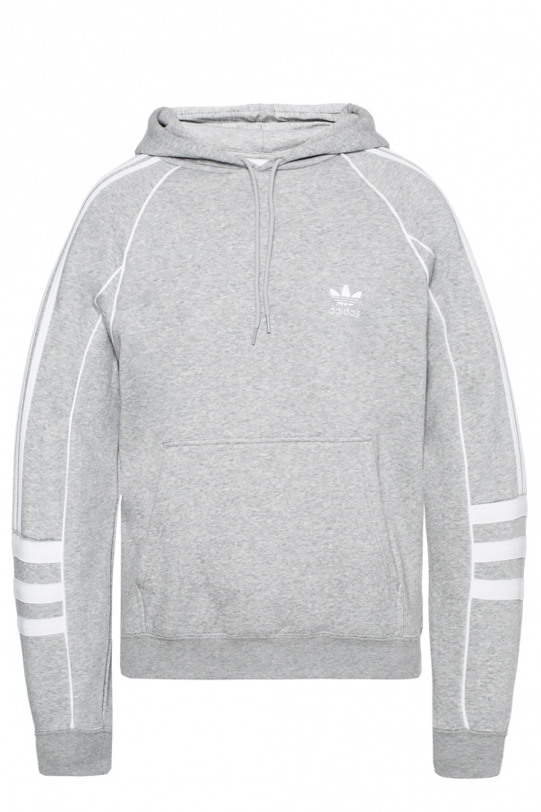 adidas originals authentic hoody in grey dh3852