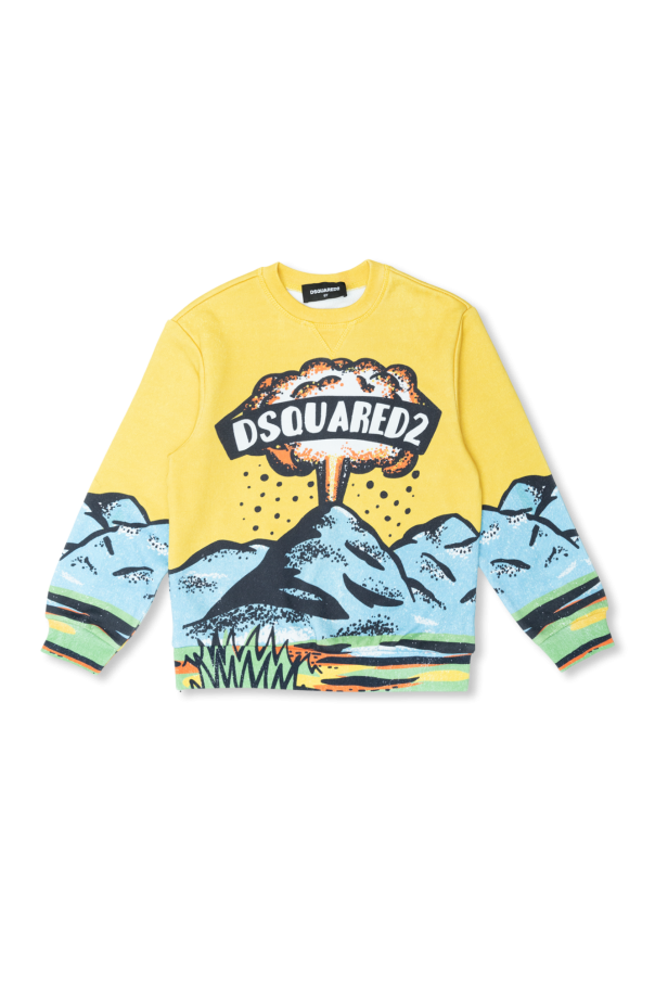 Printed sweatshirt od Dsquared2 Kids