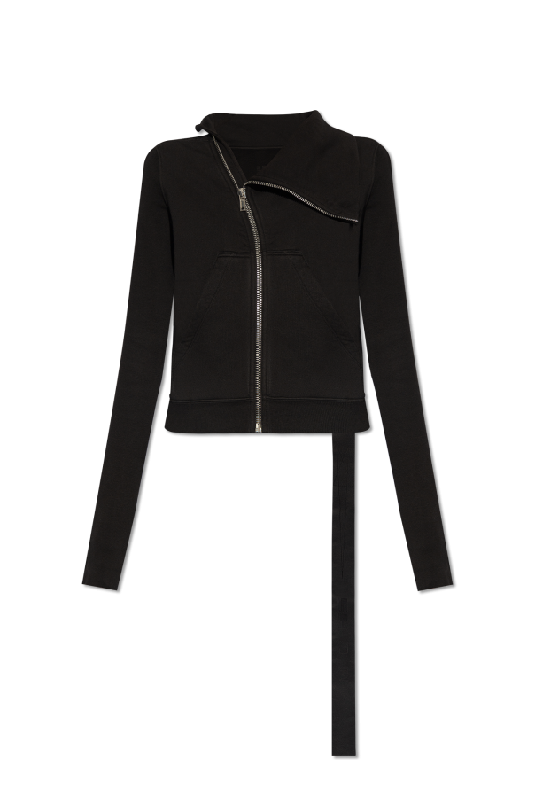 Rick Owens DRKSHDW ‘Mountain’ sweatshirt with standing collar