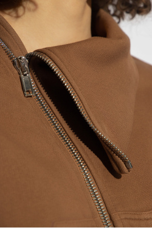 Rick Owens DRKSHDW ‘Mountain’ sweatshirt with standing collar