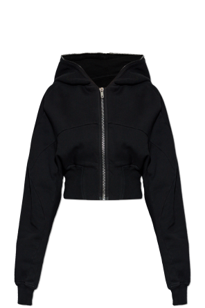 Krotka bluza z kapturem