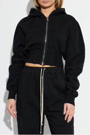 Rick Owens DRKSHDW Cropped hoodie