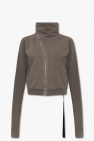 Rick Owens DRKSHDW BROWN Sweatshirt with standing collar