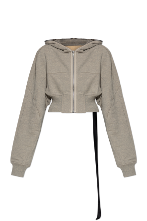 Krótka bluza z kapturem