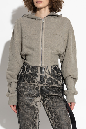 Rick Owens DRKSHDW Kurzes Kapuzen-Sweatshirt