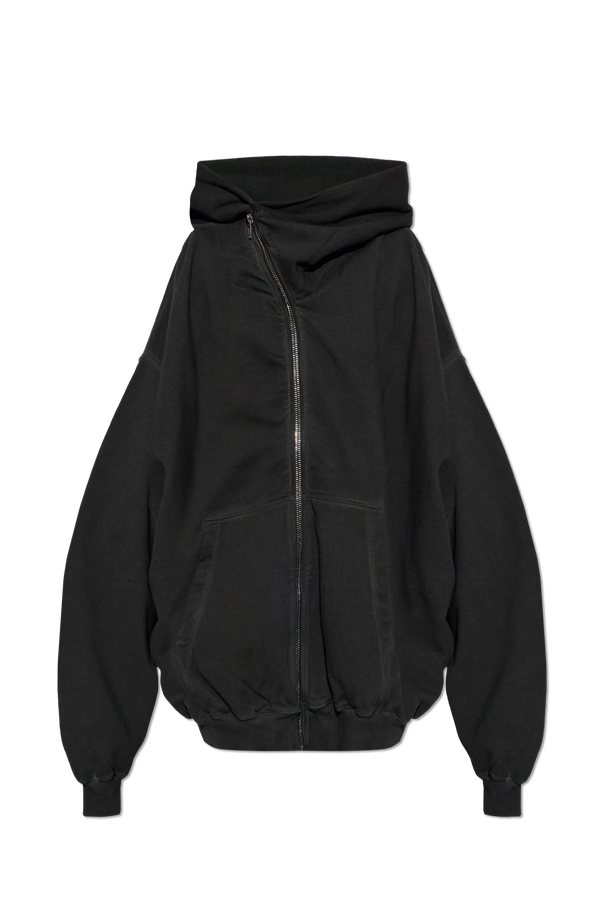 Sweatshirt with asymmetric zipper od Rick Owens DRKSHDW