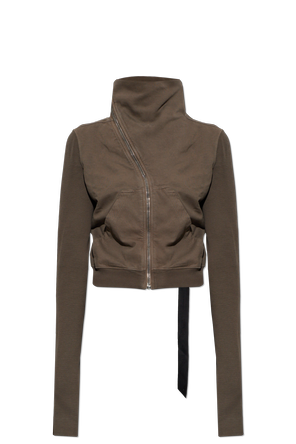 Sweatshirt mit asymmetrischem Reißverschluss
