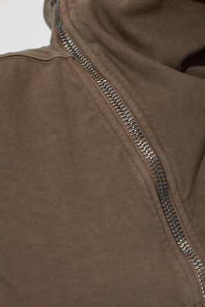 Rick Owens DRKSHDW Mikina s asymetrickým zipsom